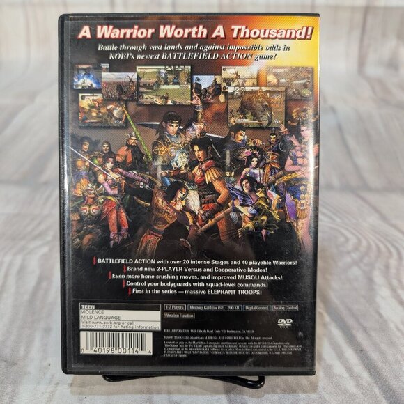 PlayStation 2 Dynasty Warriors 3 & Kessen II Game Lot - Picture 5 of 8